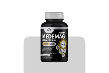 "Medemag 500: Unlock the Power of Magnesium for a Healthier Heart, Stronger Muscles, and Enhanced Well-being"