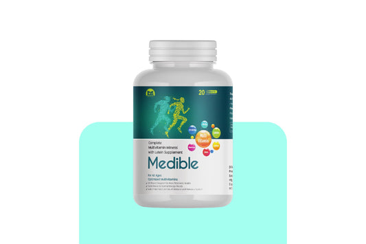 "Medible Multivitamin Tablets: Unlock Your Full Potential with Our Premium Blend of 26 Essential Vitamins, Minerals, and Antioxidants"