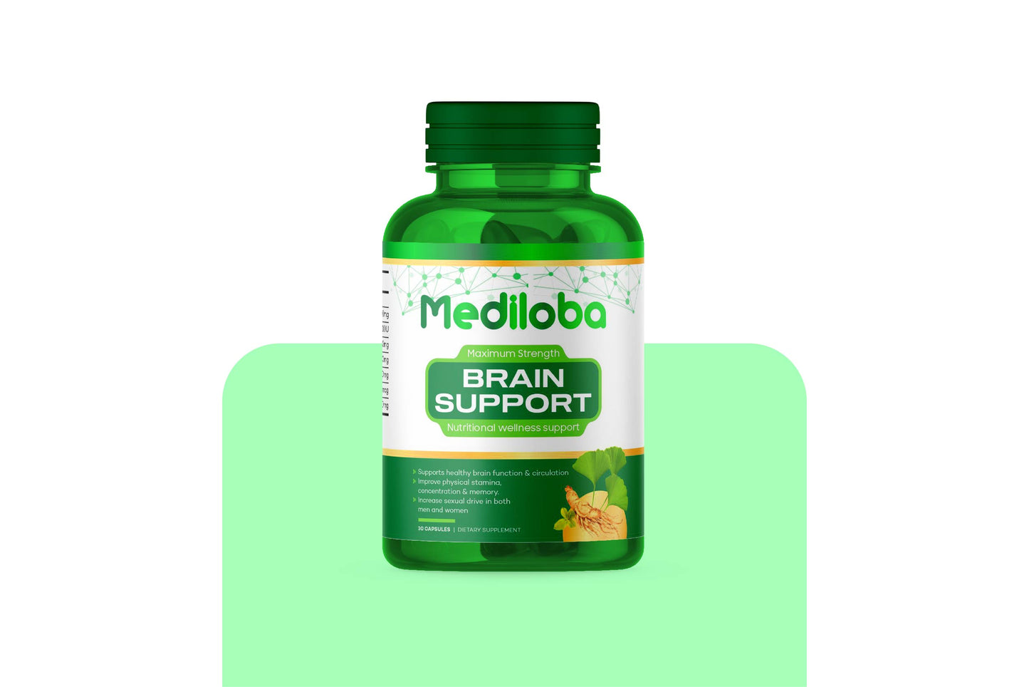 "Mediloba Capsules: Boost Mental Clarity, Focus, and Resilience with Our Brain-Supporting Supplement"