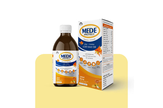 "Mede Protect Syrup: Fill Nutritional Gaps, Boost Immunity, and Energize Your Day with Our Premium Multivitamin"