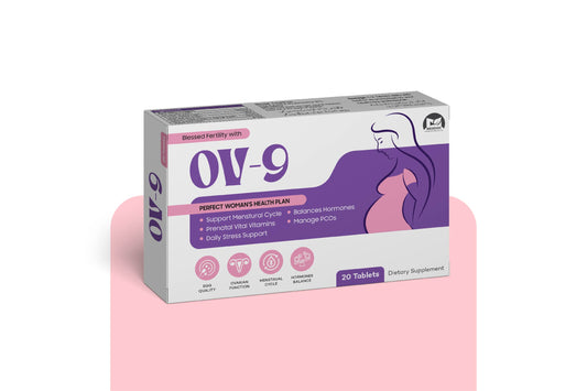 "OV-9 Tablet: Optimize Your Menstrual Cycle, Fertility, and Hormone Balance for a Healthier Reproductive Life"