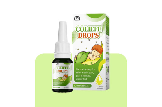 "Coliefe Drops: The Natural Way to a Peaceful, Colic-Free Baby"