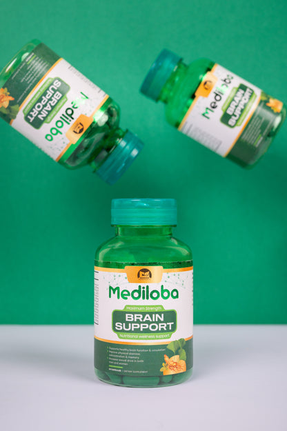 "Mediloba Capsules: Boost Mental Clarity, Focus, and Resilience with Our Brain-Supporting Supplement"