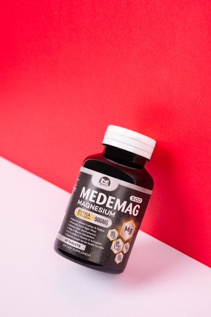 "Medemag 500: Unlock the Power of Magnesium for a Healthier Heart, Stronger Muscles, and Enhanced Well-being"