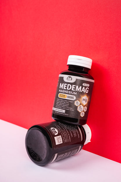 "Medemag 500: Unlock the Power of Magnesium for a Healthier Heart, Stronger Muscles, and Enhanced Well-being"