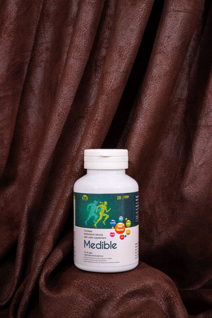 "Medible Multivitamin Tablets: Unlock Your Full Potential with Our Premium Blend of 26 Essential Vitamins, Minerals, and Antioxidants"