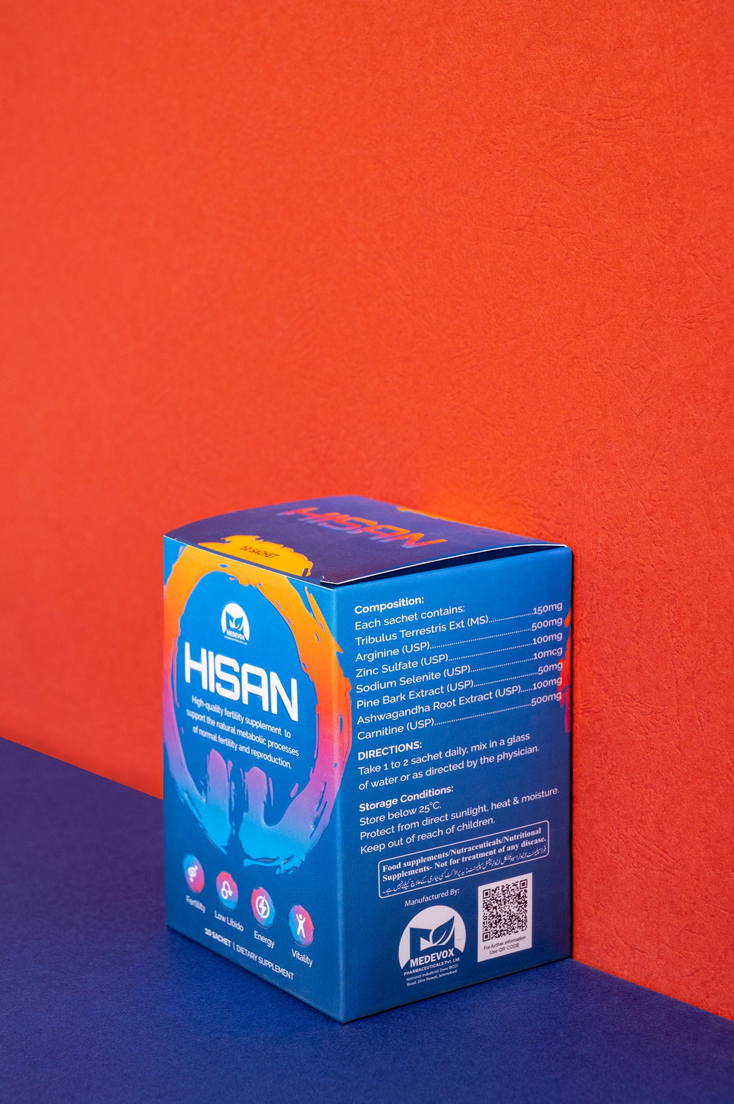 "Hisan Sachet: Nourishing Men's Health, Fertility, and Energy for a Balanced and Active Life"