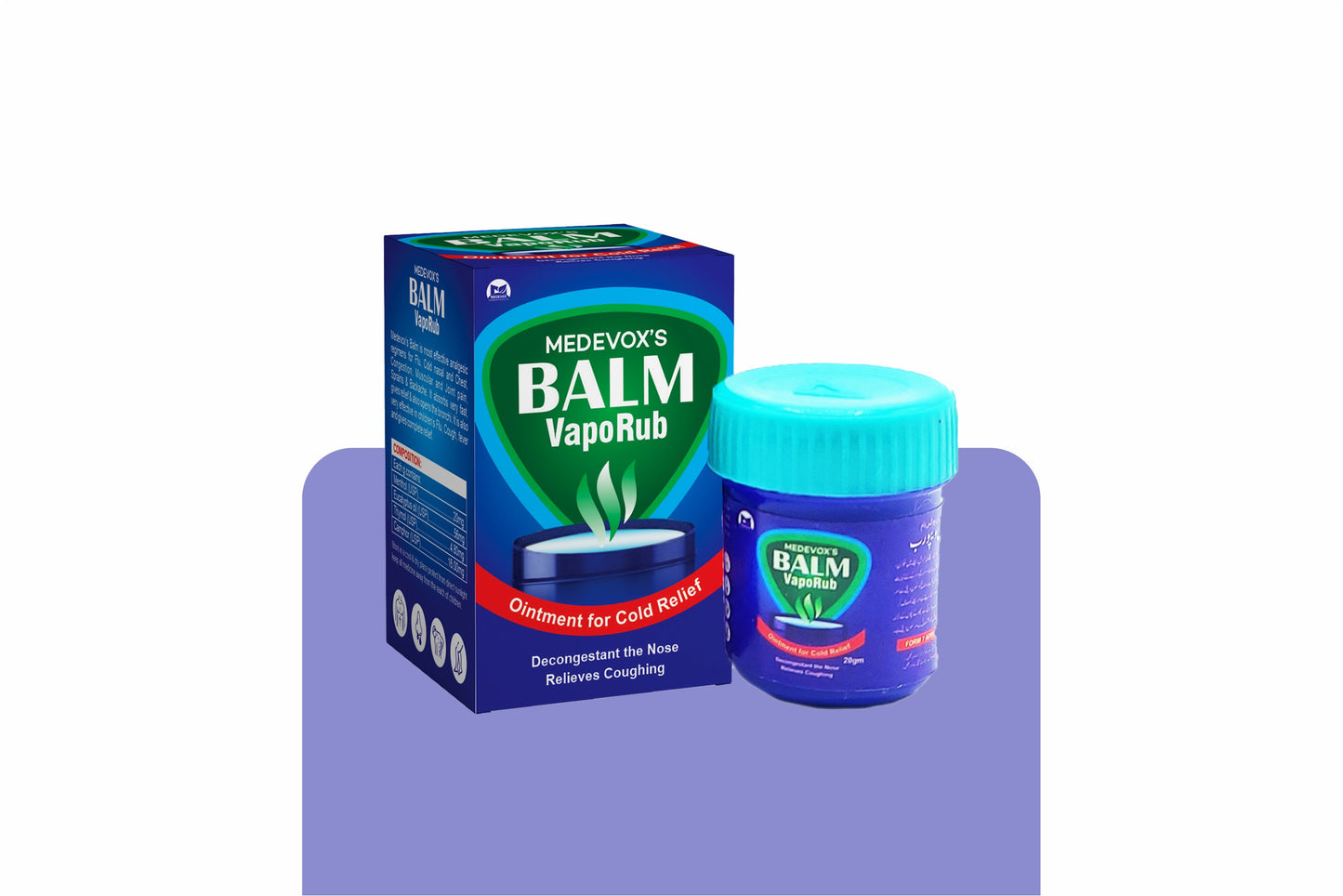 "Medevox's Balm: Fast and Effective Relief from Muscle Aches, Joint Pains, and Respiratory Congestion"