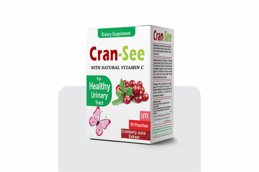 "Cran-See Sachet: Safeguard Your Health with the Power of Cranberry and Vitamin C"