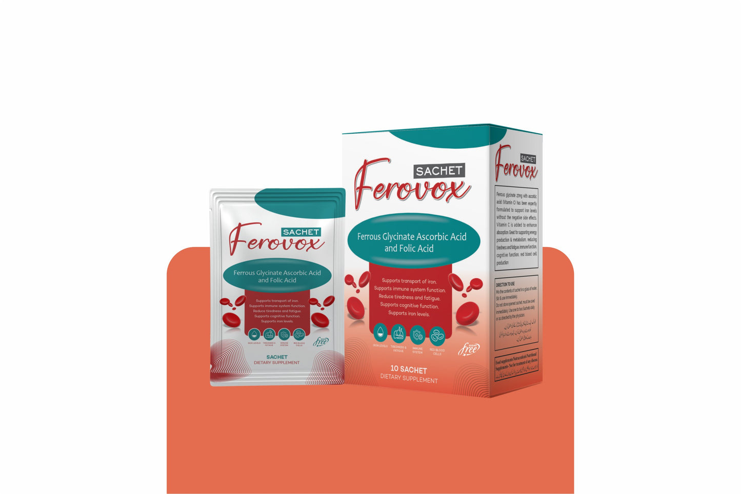 "Ferovox Sachet: Boosting Iron Levels, Energizing Red Blood Cells, and Nourishing Overall Health"