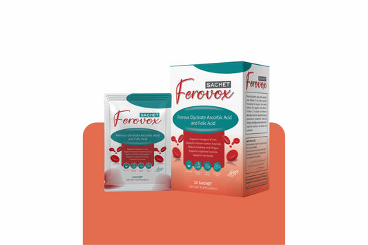 "Ferovox Sachet: Boosting Iron Levels, Energizing Red Blood Cells, and Nourishing Overall Health"