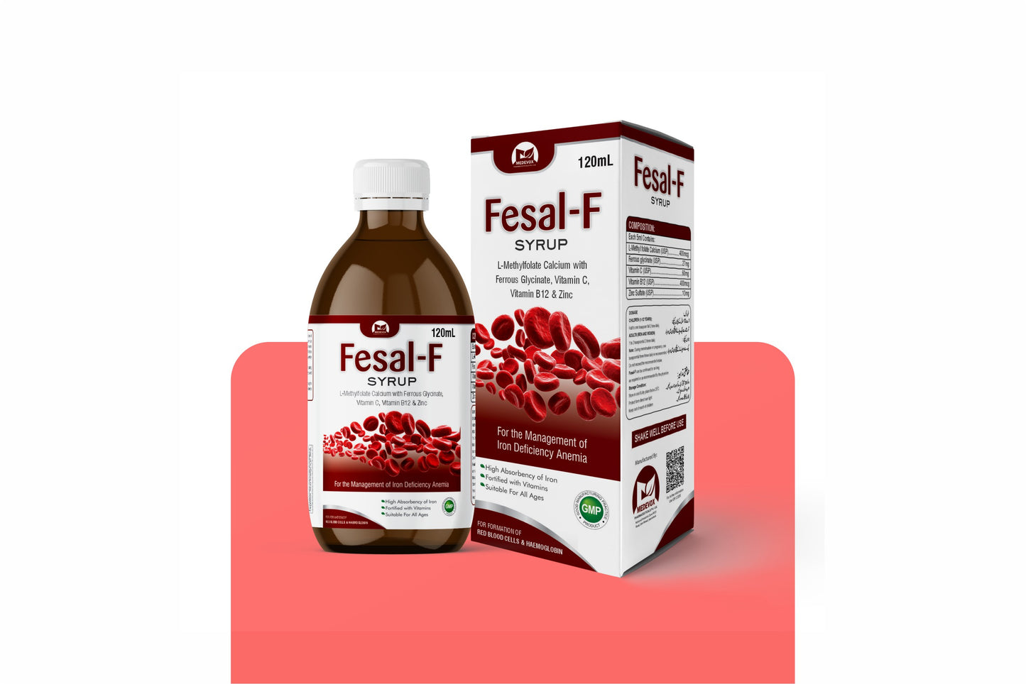 "Fesal-F Syrup: The Ultimate Supplement for Healthy Red Blood Cells, Energy, and Immune Function"