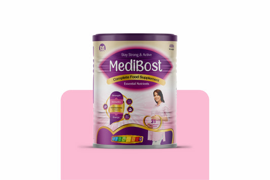 "MediBost Tin: The Ultimate Maternal Health Companion - Supporting Pregnancy, Breastfeeding, and Maternal Well-being"