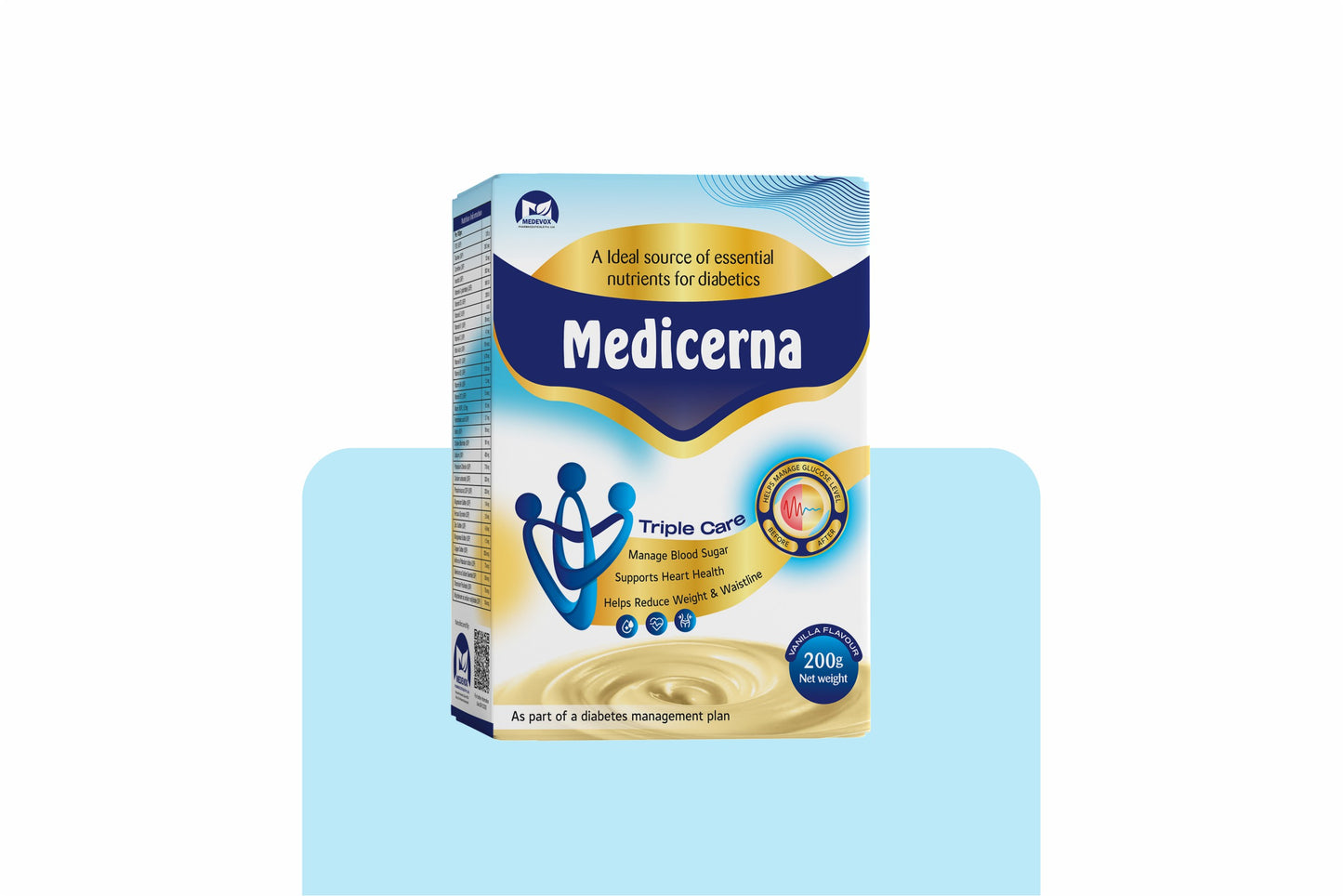 "Medicerna Pouch: Expertly Formulated Blend for Gut Health, Immunity, Heart, Brain, Eye, and Bone Support"