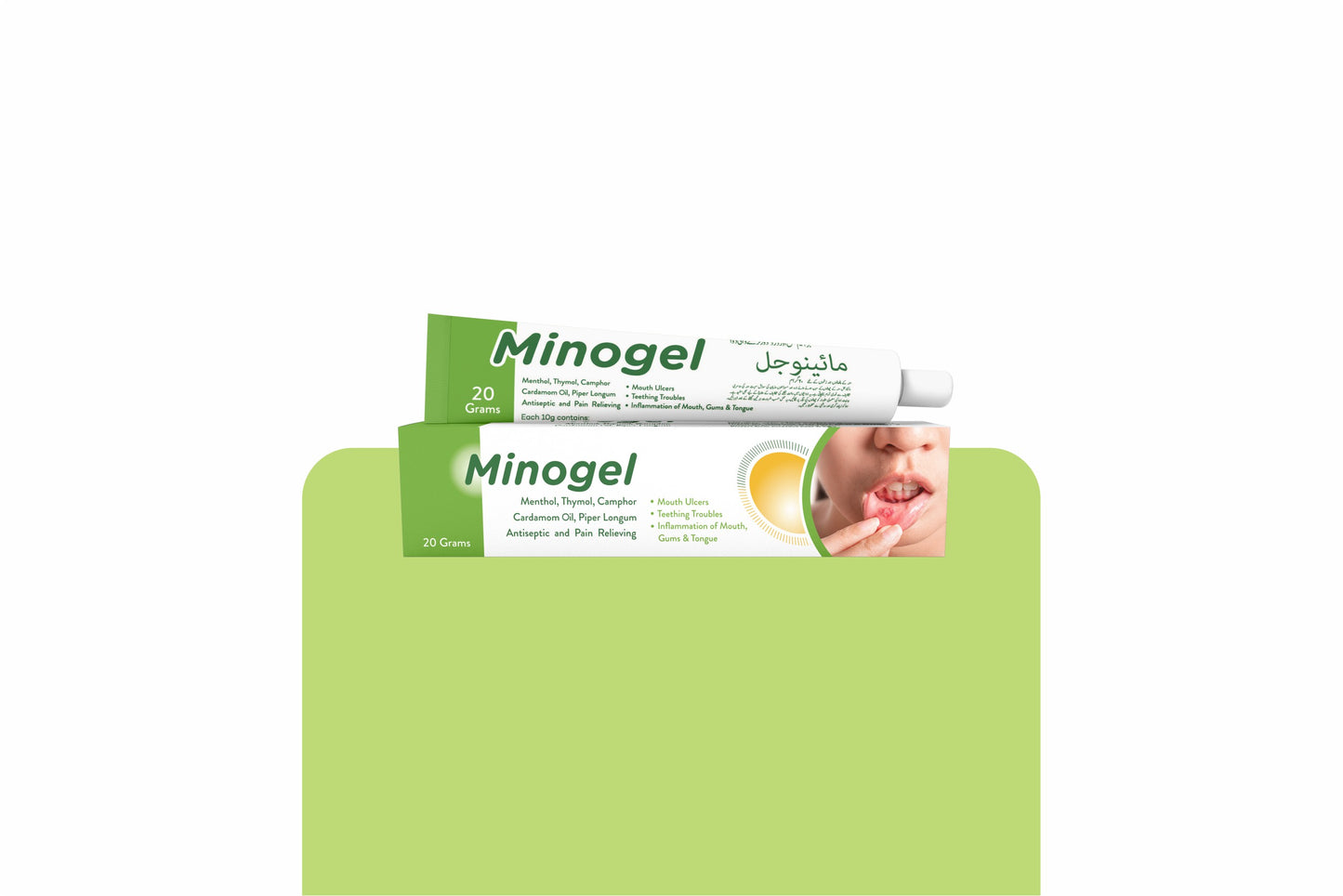 "Minogel Cream: Fast and Effective Relief for Mouth Ulcers, Teething Pain, and Oral Inflammation"