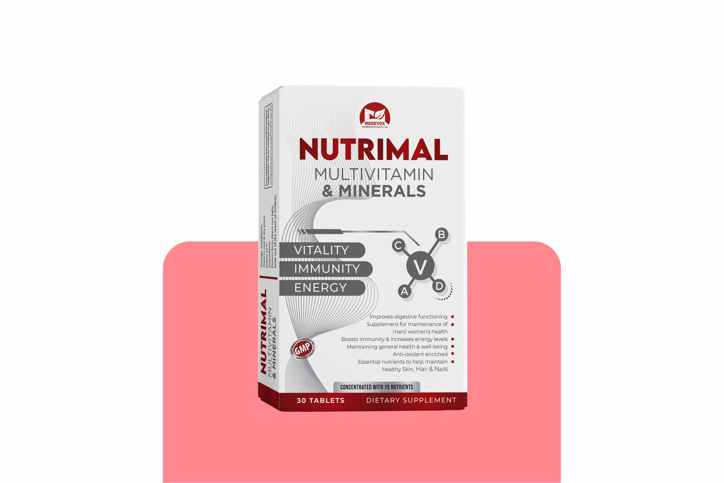 "Nutrimal Blister: Complete Nutritional Support for Energy, Immunity, and Overall Wellness in One Convenient Supplement"